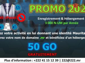 ENREGISTREMENT NOM DE DOMAINE .MR