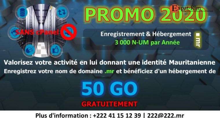 ENREGISTREMENT NOM DE DOMAINE .MR