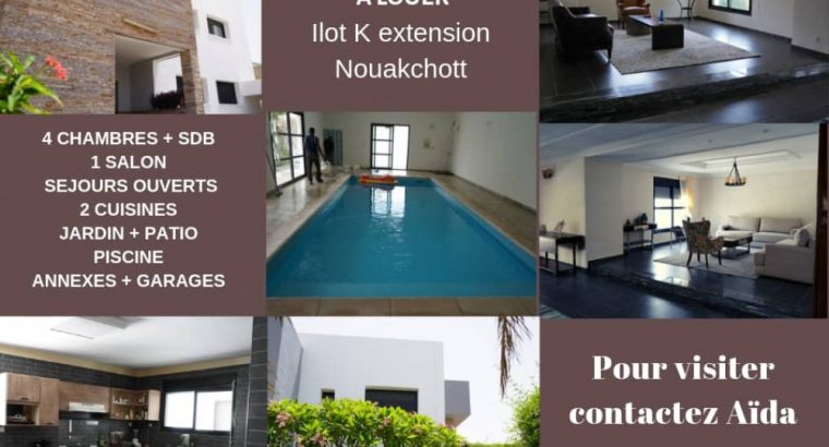 villa à loué