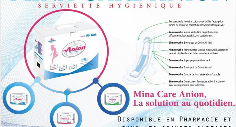Mina Care Anion Pour une meilleur hygiène de vie !