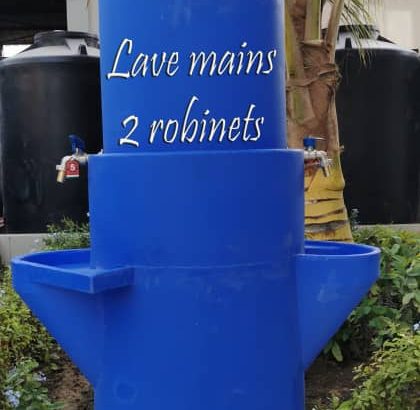 Vend dispositifs de lave mains plastiques