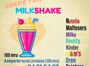 vente de milkshake / frappé