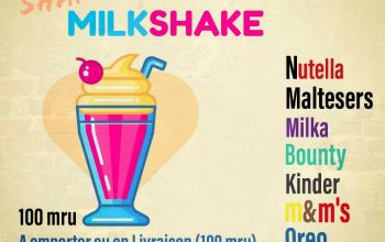 vente de milkshake / frappé