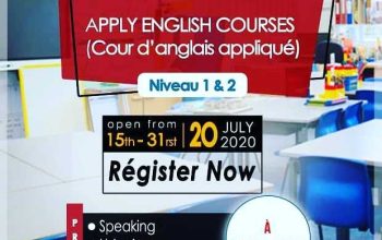 cours d’anglais appliqués dans un cabinet