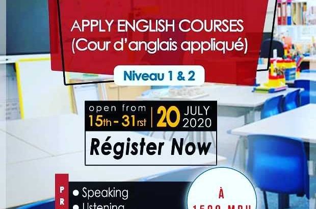 cours d’anglais appliqués dans un cabinet