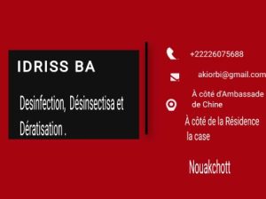 service de Desinfection, Dératisation et Désinsectisation.