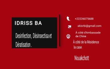 service de Desinfection, Dératisation et Désinsectisation.