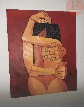 Tableau à l’huile « Los amantes »