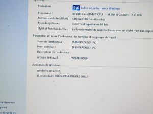 Ordinateur portable lenovo