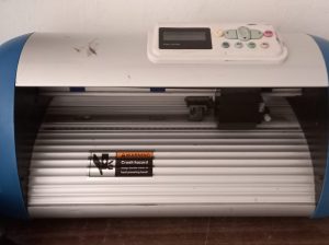 machine decoupe flocage a vendre