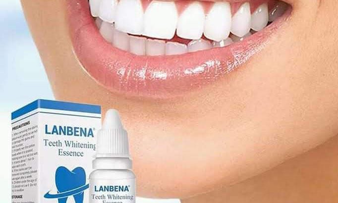 Blanchir les dents avec Lanbena anti tache