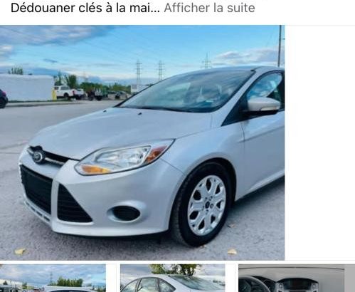 Ford focus 2012 149000km dédouané non immatriculé