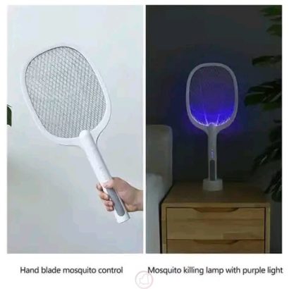 Raquette anti moustique et insectes volants rechargeable USB 2 en 1