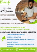 création & domiciliation des sociétés au MAROC à Casablanca