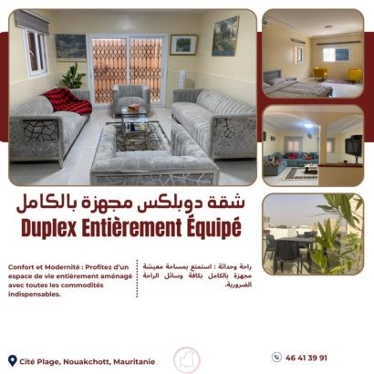 Location Duplex Équipée